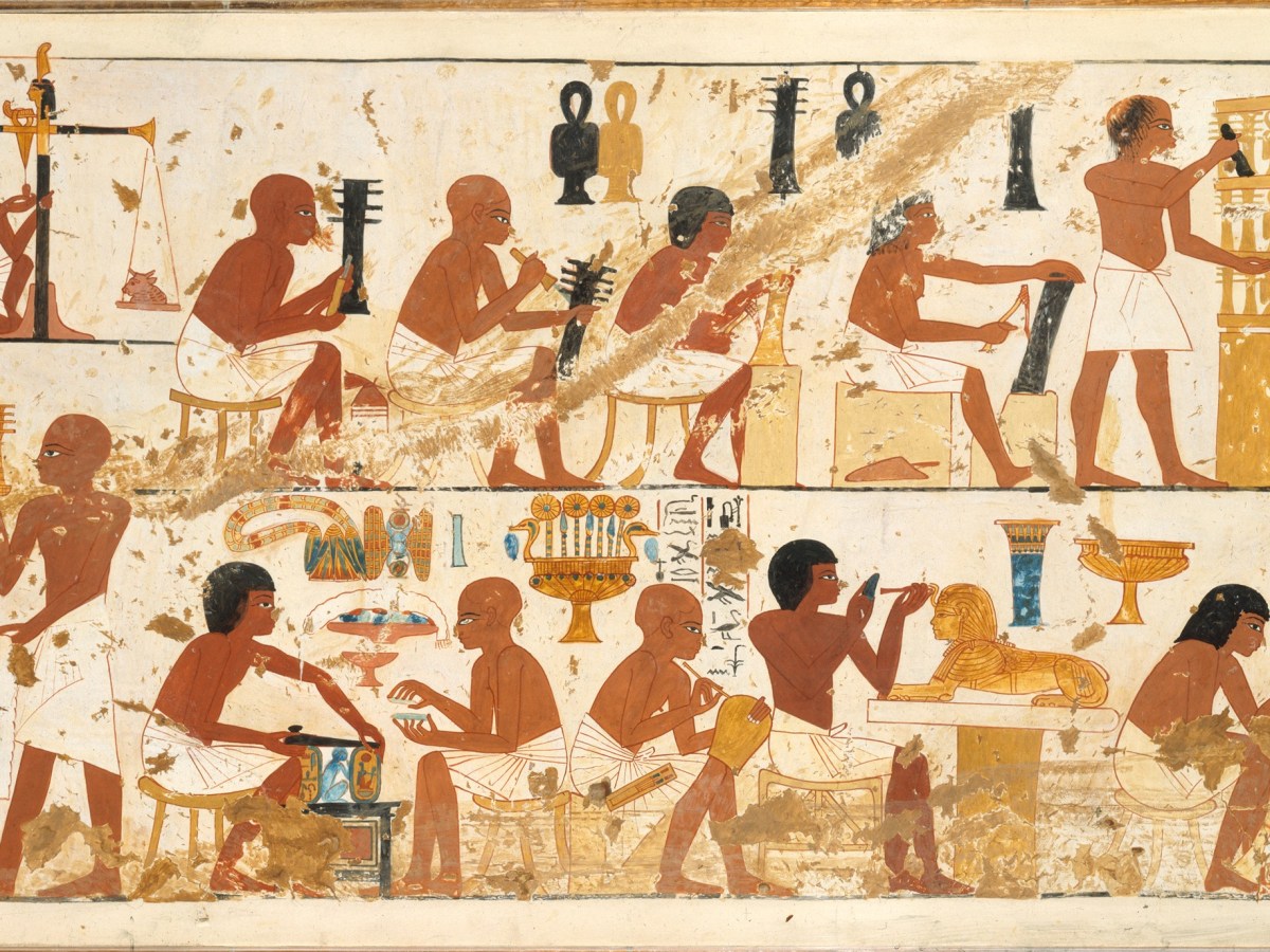 ชาวอียิปต์ตัดและแกะสลักหินยังไง?